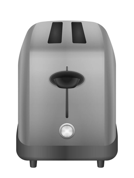 Toaster on a white background. Vector illustration. - Vektor, Bild