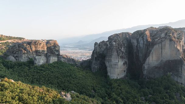 Meteoran luostarit, Trikala, Thessalia, Kreikka. Unescon perintöluettelon kohde.  - Valokuva, kuva