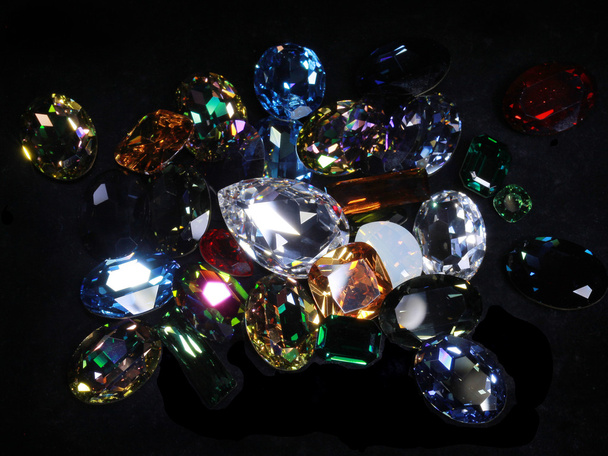 duży kryształ przyszywane - Zdjęcie, obraz