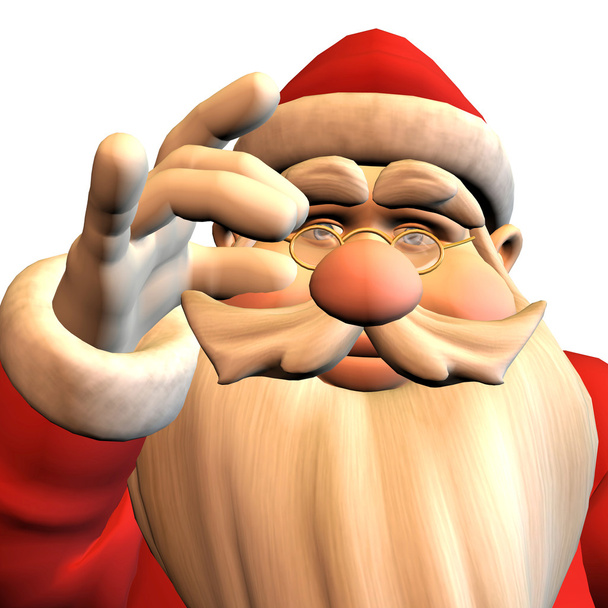 Santa Claus in pose - Foto, afbeelding