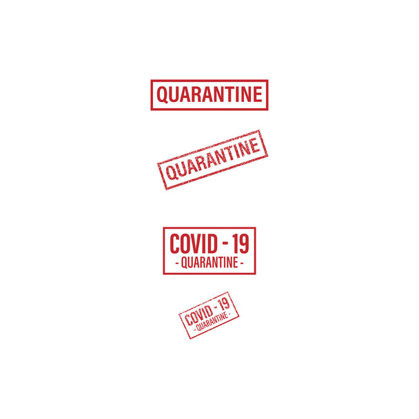 Quarantine sign. Flat style corona virus icon. No spread of the epidemic. Medical symbol for your project. - Vector, Image