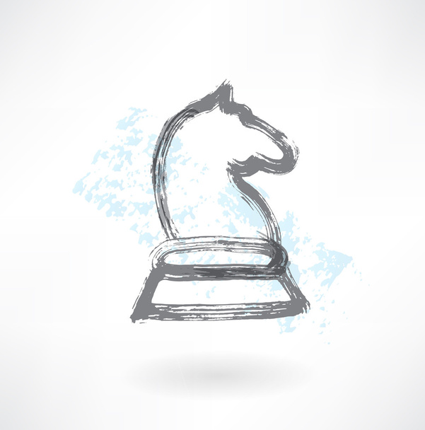 Chess horse icon - Vetor, Imagem