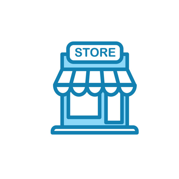 Illusztráció Vektor grafikus áruház ikon. Üzlet, piac, üzlet, áruház stb.. - Vektor, kép