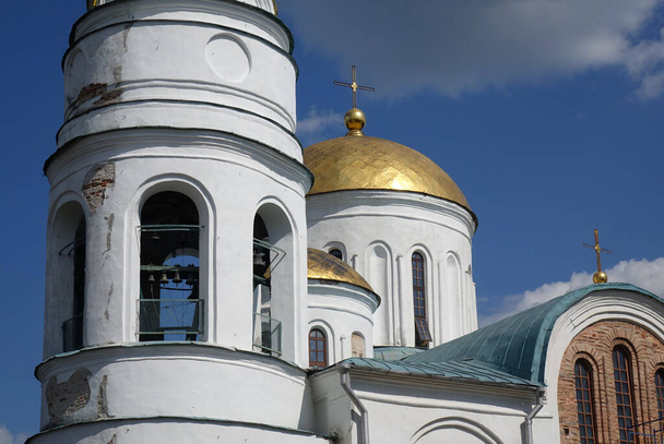 historic christian architecture, Transfiguration Cathedral, Chernihiv, Ukraine - Fotoğraf, Görsel