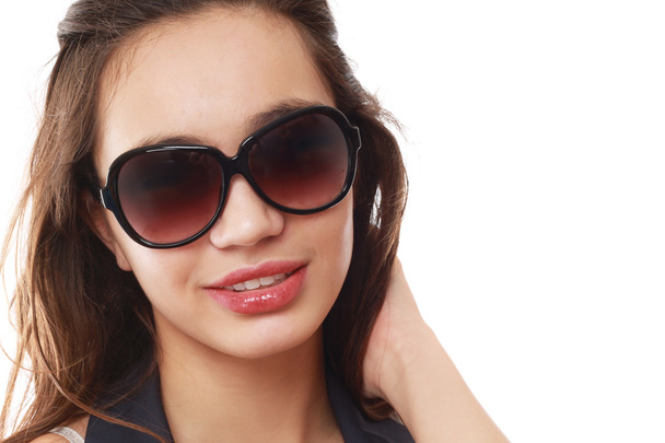 Mulher bonita usando óculos de sol
 - Foto, Imagem