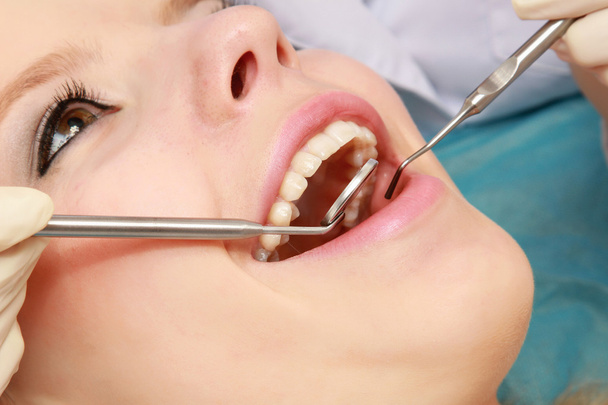 Woman At the dentist's - Foto, immagini
