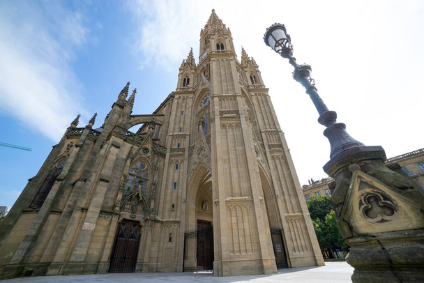 Buen Pastor Cathedral in the city of San Sebastian, Basque Country, Spain. - Photo, image