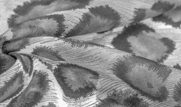 Fundo, textura, padrão, tecido de seda, pele de chita, Tema de savana africana - Foto, Imagem