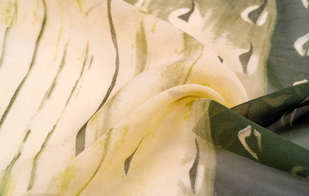 Achtergrondstructuur. Olijfkleurige sjaal voor vrouwen Fotografie voor uw projecten van pashmina Gestolen Schals, Schals Uw projecten zullen de beste zijn, creativiteit kent geen grenzen! durf de beste te zijn - Foto, afbeelding