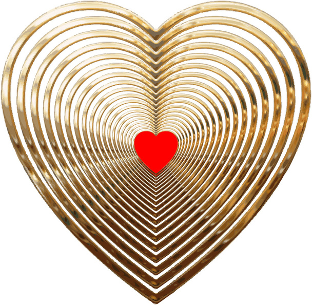 Valentine srdce - Vektor, obrázek