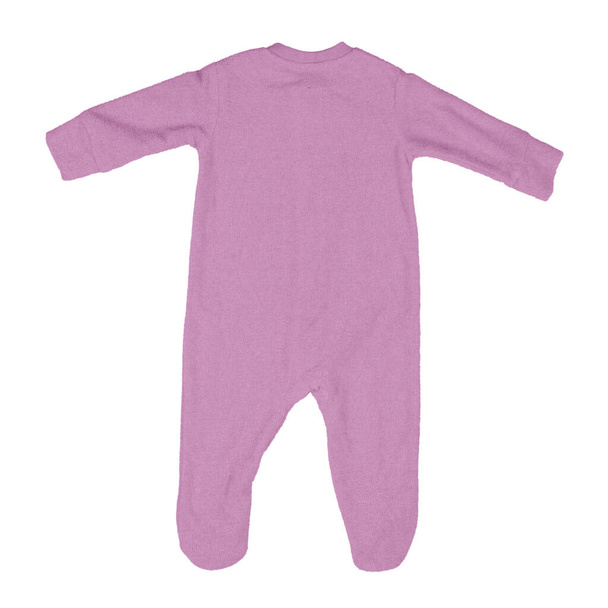 Απλά προσθέστε το σχεδιασμό ή το λογότυπό σας σε αυτό το Back View Cute Baby Jumpsuit Mock Up In Royal Lilac Color, και ετοιμαστείτε να αρχίσετε να πουλάτε περισσότερα. - Φωτογραφία, εικόνα