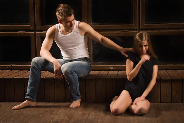 Conflict between man and woman - Zdjęcie, obraz