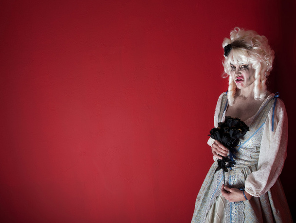 Woman dressed as Marie Antoinette - Foto, Imagen