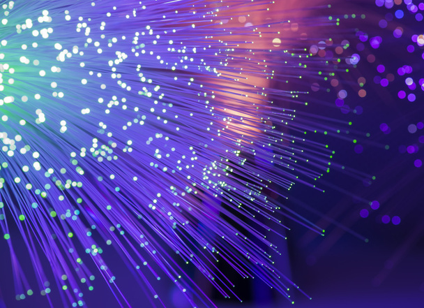 cabo de rede óptica de fibra - Foto, Imagem