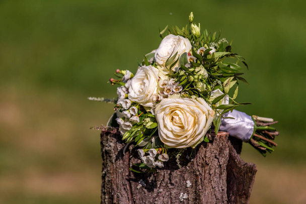 bridal bouquet on weddings  - Photo, Image