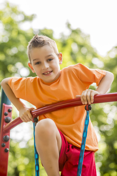 A child on outdoor playground - 写真・画像