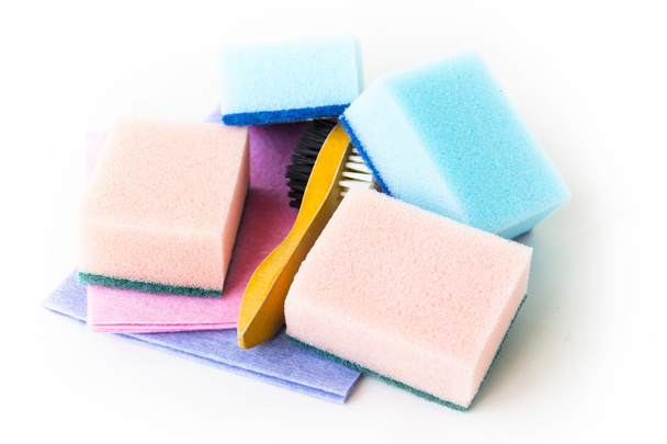 Household sponges and rags - Photo, Image