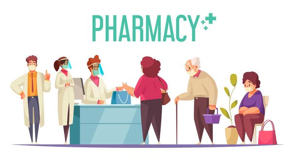  Pharmacy Business Concept - Vector, Image
