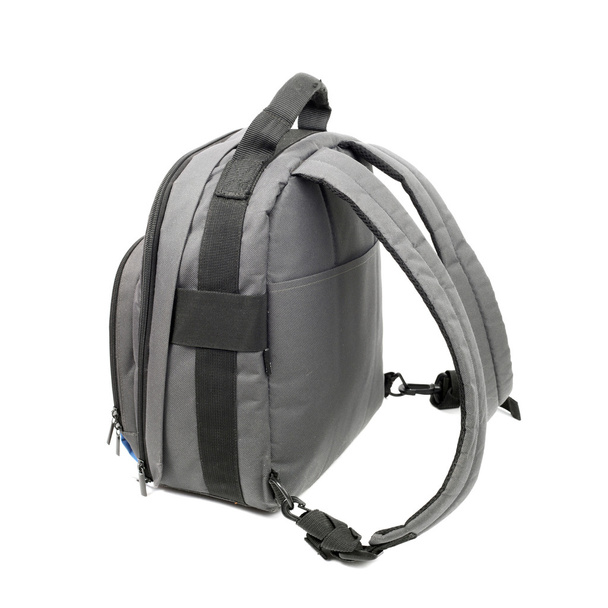 Gray backpack - Valokuva, kuva