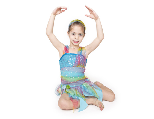 niedliche kleine Tänzerin Mädchen - Foto, Bild