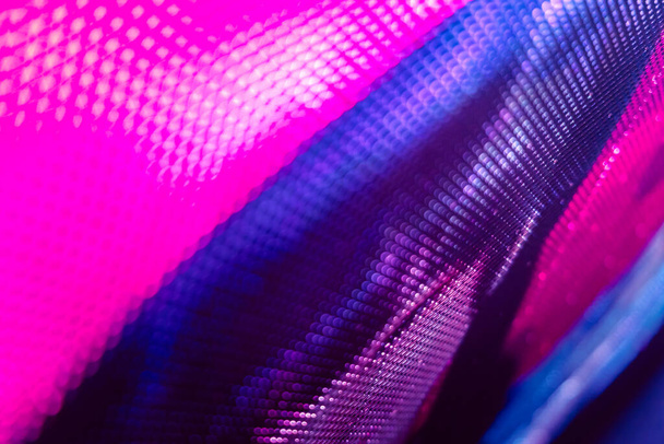 CloseUp LED blurred screen. LED soft focus background. abstract background ideal for design. - Zdjęcie, obraz