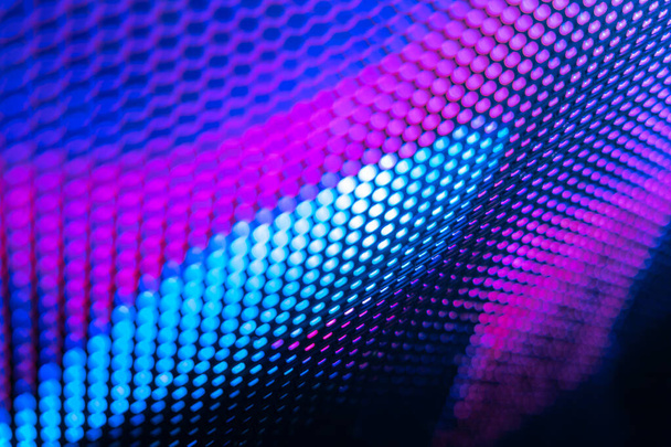 CloseUp LED blurred screen. LED soft focus background. abstract background ideal for design. - Photo, Image