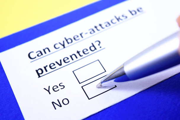 Can cyber-attacks be prevented? Yes or no? - Photo, Image