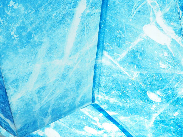 青色の抽象化、基質の抽象的な背景、青い氷 - 写真・画像
