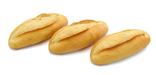 ψωμί απομονωμένο σε λευκό φόντο - Φωτογραφία, εικόνα