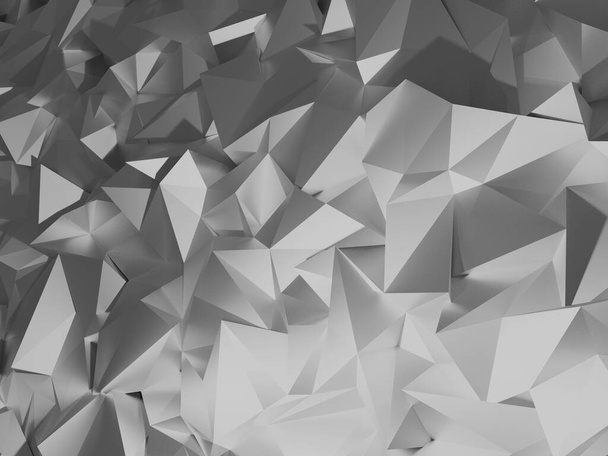 Abstract triangle geometric 3d texture Background. 3d illustration. - Photo, Image