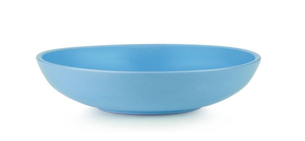 blue bowl isolated on white background - Photo, Image