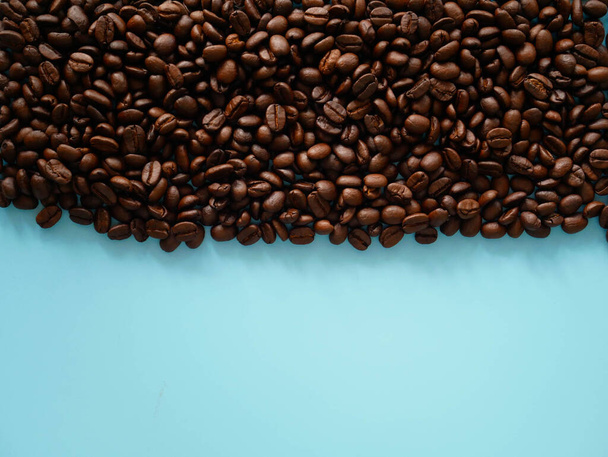 coffee beans for background, espresso coffee seed - Photo, image