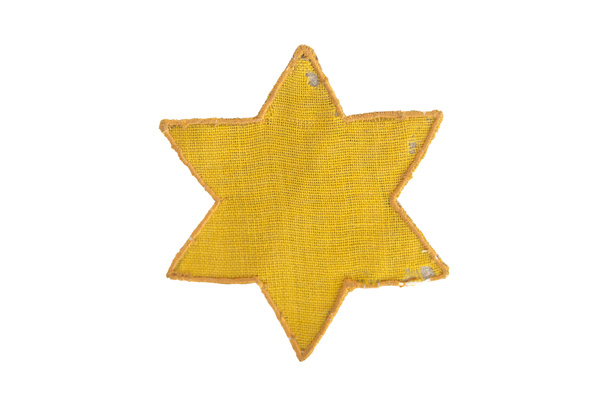 Estrela amarela de David relíquia de guerra do mundo real - Foto, Imagem