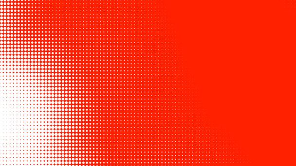 Dots halftone κόκκινο λευκό χρώμα μοτίβο κλίση υφή με ψηφιακή τεχνολογία φόντο. Dots ποπ τέχνη στυλ κόμικς.  - Φωτογραφία, εικόνα