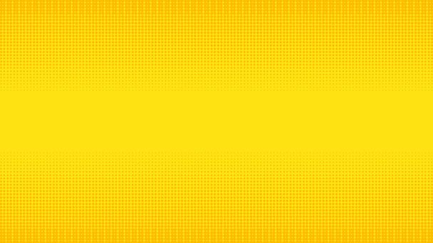 Retro comic yellow halftone gradient background, vector illustration - Vector, Image