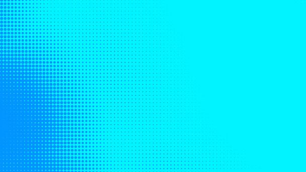 Pois demi-ton bleu texture dégradé de motif de couleur avec fond numérique de la technologie. BD pop art à pois avec fond d'été.  - Photo, image