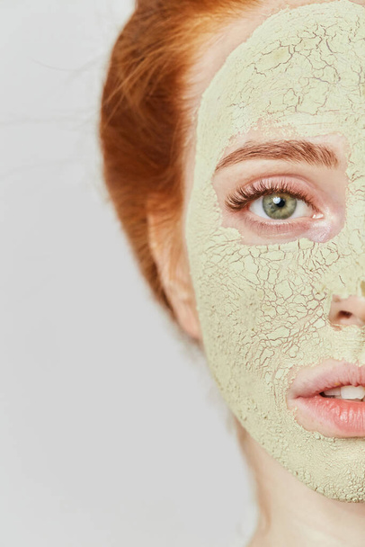 Homemade mask for face from avocado. - Photo, image