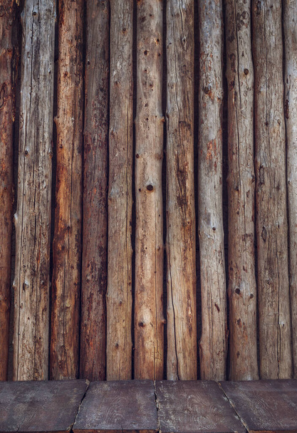 natural wood background in vertical version. - Foto, immagini