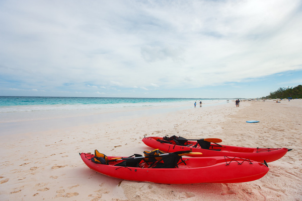 Kayaks at beach - Photo, Image