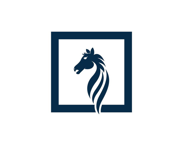 Hevosen logo design vektori malli - Vektori, kuva