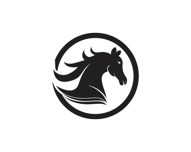 Horse logo design vector template - Vector, Image