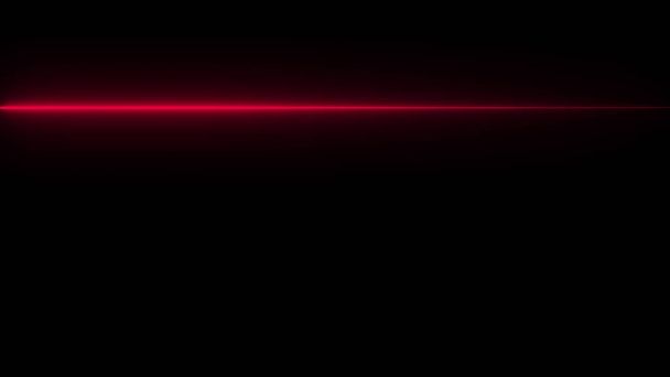 Linhas horizontais de cor periódica em um fundo escuro, gerado por computador. 3D renderização de varredura de néon - Foto, Imagem