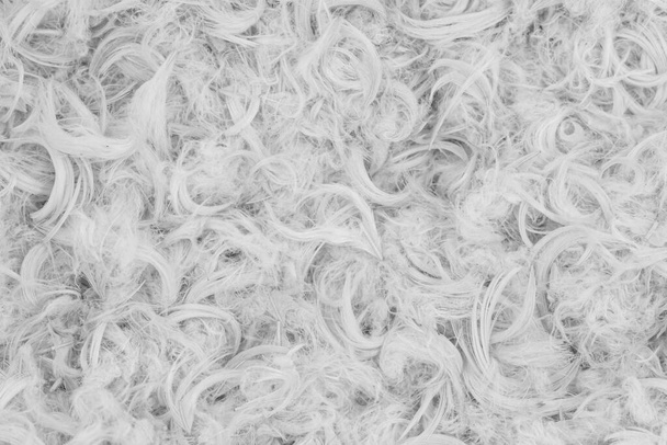 Penas de ganso branco e penugem de travesseiros textura - Foto, Imagem