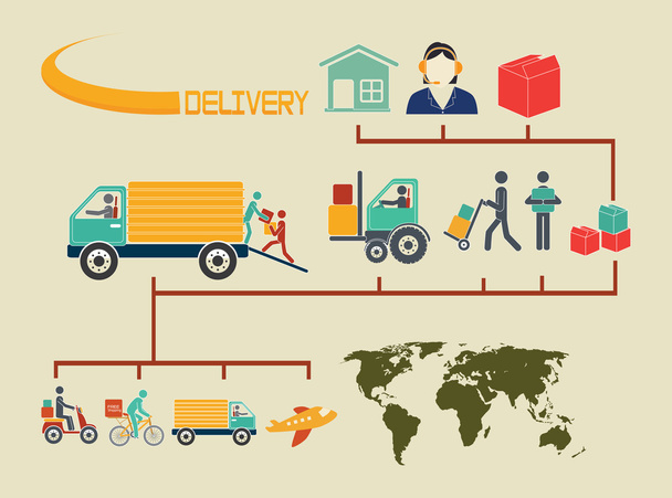 delivery design - Vector, Image