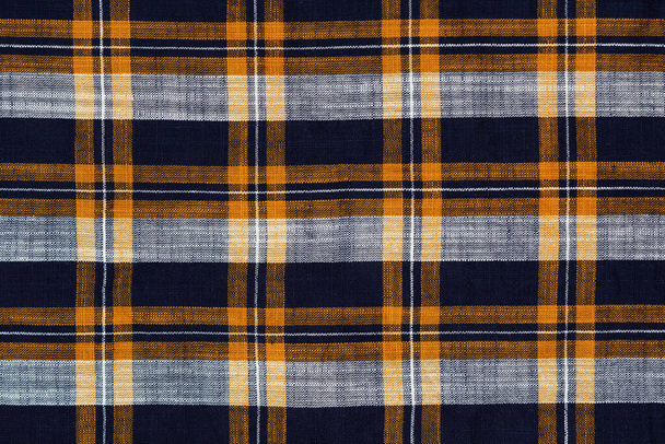 Tissu à carreaux texturé pour le fond. texture de tartan - Photo, image