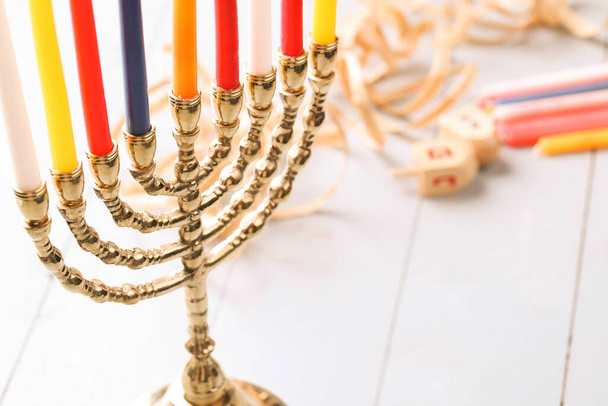Hanukkah, o Festival Judaico das Luzes
 - Foto, Imagem