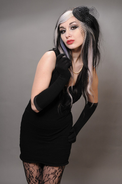 Goth girl - Фото, изображение