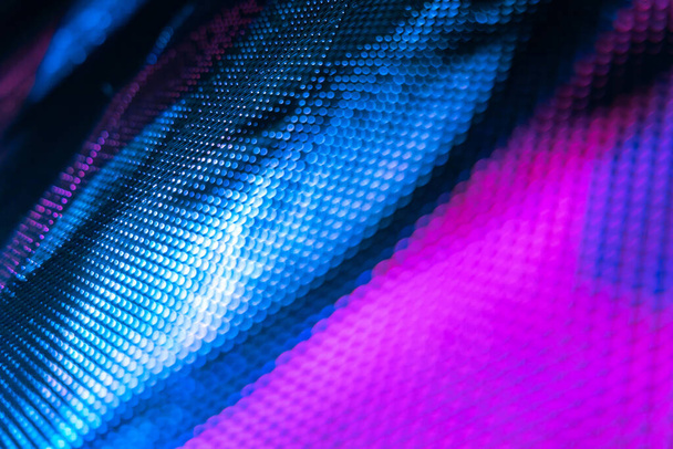 CloseUp LED blurred screen. LED soft focus background. abstract background ideal for design. - 写真・画像