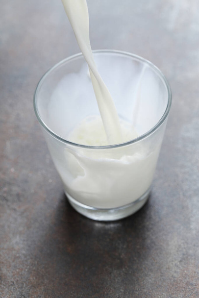 Drink. Milk in a glass - Photo, Image