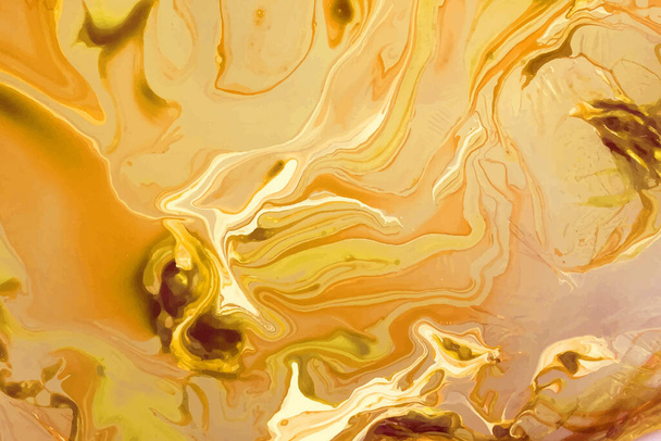 Fundo abstrato.Luxo Ouro líquido texturas de mármore amarelo. Usado para fundos ou wallpapers.Vector ilustração - Vetor, Imagem